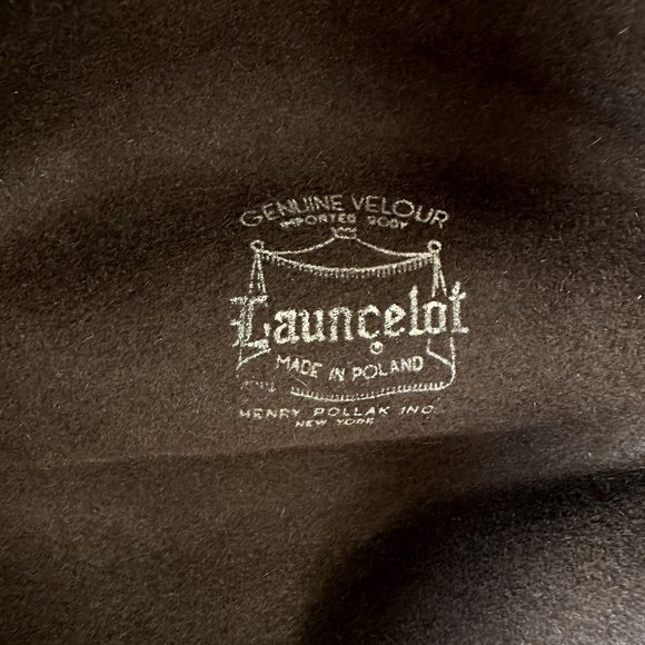 Vintage Brown Launcelot Genuine Velour Hat - Picture 7 of 9